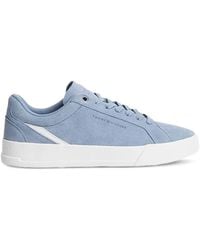 Tommy Hilfiger - Court Suede Lace-Up Sneakers - Lyst