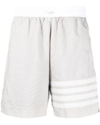 Thom Browne - Pantaloni Sportivi Con Dettaglio A 4 Righe - Lyst