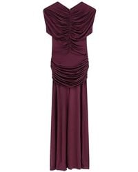 Self-Portrait - Gathered Mini Dress - Lyst