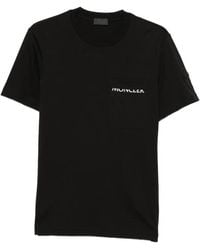 Moncler - Logo-Print Patch-Pocket T-Shirt - Lyst
