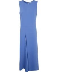 P.A.R.O.S.H. - Robe Plissée À Design Sans Manches - Lyst