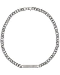 MM6 by Maison Margiela - Halskette Mit Schild - Lyst