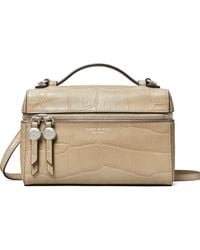 Tory Burch - Romy Croc-Effect Mini Bag - Lyst