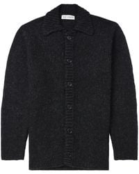 Our Legacy - Polo-collar Ribbed Cardigan - Lyst