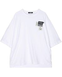 Undercover - Logo-tag Cotton T-shirt - Lyst
