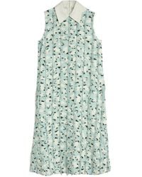 Jil Sander - Fringe-detailing Midi Dress - Lyst