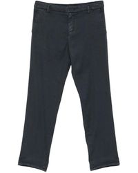 Dondup - Logo-Plaque Trousers - Lyst