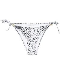 Heidi Klein - Animal-Print Side-Tie Bikini Bottoms - Lyst