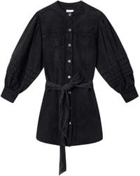 Isabel Marant - Moe Mini-Jurk Met Ruches - Lyst