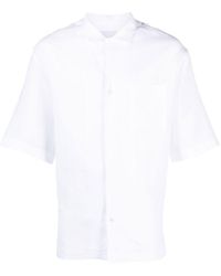 PT Torino - Short-sleeve Linen Shirt - Lyst