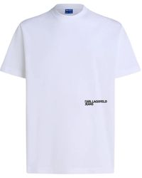 KARL LAGERFELD - Karlism Back-Print T-Shirt - Lyst