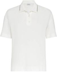 Brunello Cucinelli - Boxy Fit Precious Collar Polo - Lyst