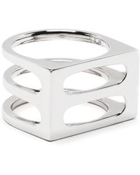 Tom Wood - Cage Recycled Sterling Silver Ring - Lyst