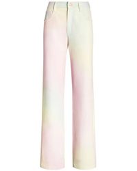 Genny - Drill Cotton Trousers - Lyst