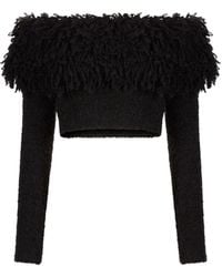 Nina Ricci - Off-Shoulder Top Met Franje - Lyst