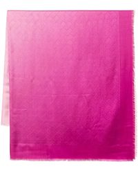 Ferragamo - Monogram Jacquard Stole - Lyst