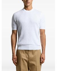 Peserico - Cable-Knit T-Shirt - Lyst
