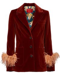 La DoubleJ - Fluwelen Blazer - Lyst