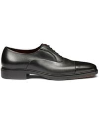Santoni - Easy Leather Oxford Shoes - Lyst