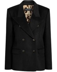 Dolce & Gabbana - Veste En Cachemire À Boutonnière Croisée Linda - Lyst
