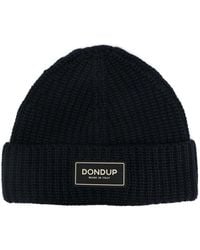 Dondup - Beanie Mit Logo-Patch - Lyst