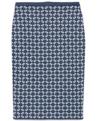 Givenchy - Midi-Rok Met Monogram 72-Jacquard - Lyst