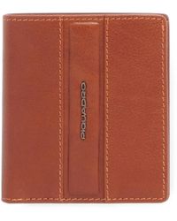 Piquadro - Victor Logo-Plaque Bifold Wallet - Lyst