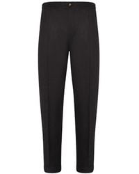 Kiton - Elastische Geplooide Pantalon - Lyst