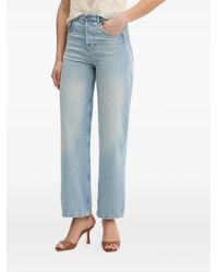 Twinset - Jean Droit À Patch Logo - Lyst