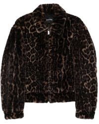 Emporio Armani - Jacke mit Leoparden-Print - Lyst