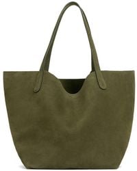Mansur Gavriel - Everyday Soft Nubuck-Leather Tote Bag - Lyst