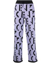 KENZO - Pantalones con logo estampado - Lyst