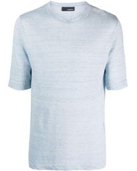 Lardini - Fine-knit T-shirt - Lyst