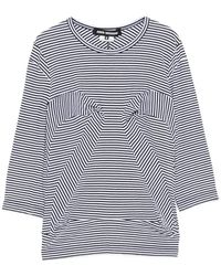 Junya Watanabe - Striped Cotton T-Shirt - Lyst