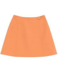 Valentino Garavani - Crepe Couture Wrap Skirt - Lyst