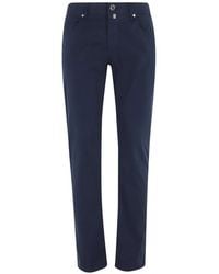 Jacob Cohen - Bard Slim Trousers - Lyst