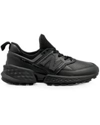 New Balance - 574 Panelled-Leather Sneakers - Lyst