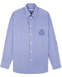 Sporty & Rich - Ny Crest Striped Shirt - Lyst