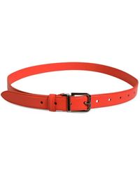 Dolce & Gabbana - Buckle-Fastening Leather Belt - Lyst