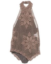 Magda Butrym - Crochet Top - Lyst