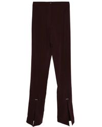 Mugler - Split-Hem Trousers - Lyst