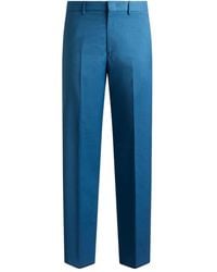 Etro - Wool Straight-Leg Trousers - Lyst