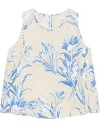 ROSSO35 - Floral Top - Lyst