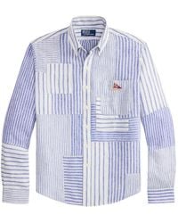 Polo Ralph Lauren - Logo-Detail Striped Shirt - Lyst