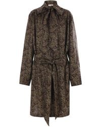 Saint Laurent - Lavalliã¨Re Dress - Lyst