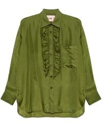 Plan C - Ruffle-Detailed Shirt - Lyst