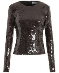 16Arlington - Tanith Sequin Long-Sleeved Top - Lyst