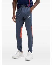 Under Armour - Logo-Print Panelled Track Pants - Lyst