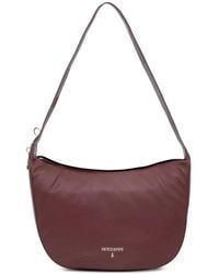Patrizia Pepe - Logo-Plaque Leather Shoulder Bag - Lyst