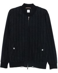 Eleventy - Pinstripe-Pattern Zip-Up Jacket - Lyst